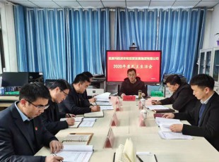 龙八国际 召开2020年度向导班子民主生涯会