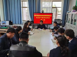 龙八国际党史学习教育第二期念书班开班